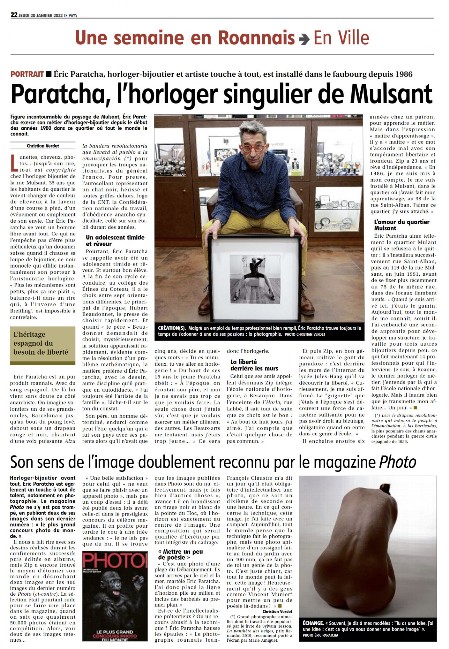 Lire la suite à propos de l’article Paratcha, l&rsquo;horloger singulier de Mulsant