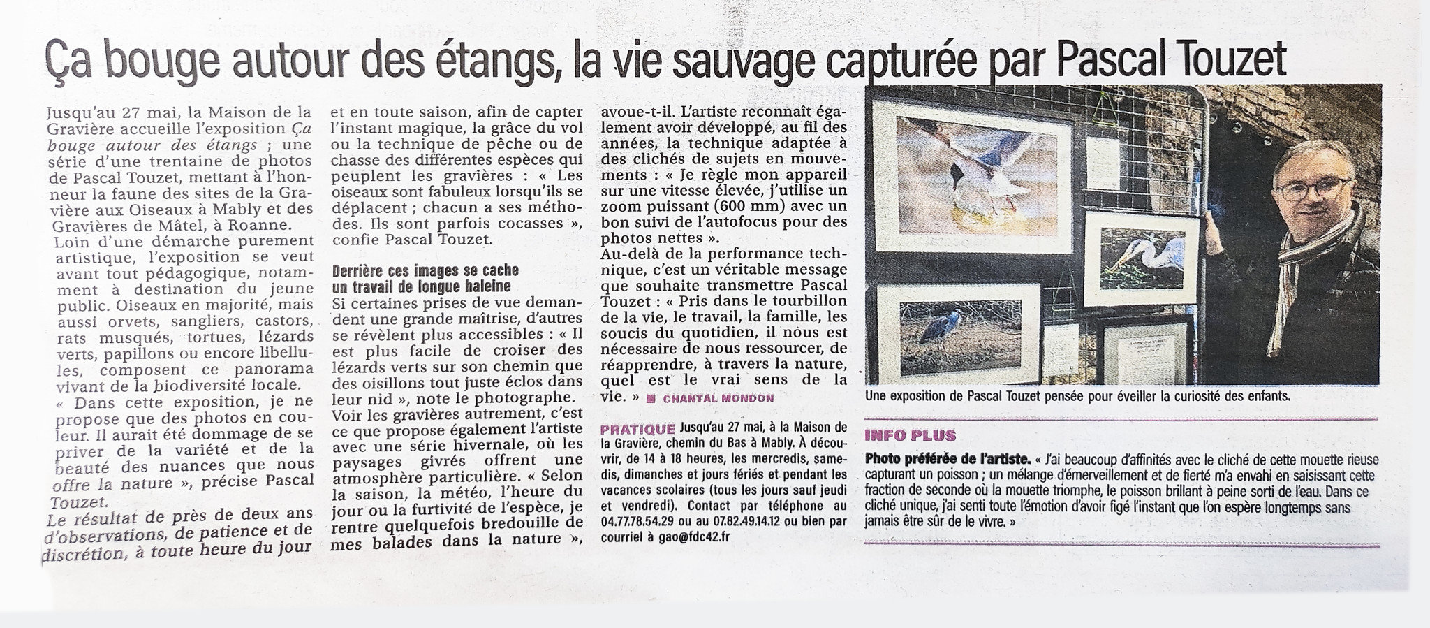 Lire la suite à propos de l’article Ça bouge autour des étangs à la Maison de la Gravière